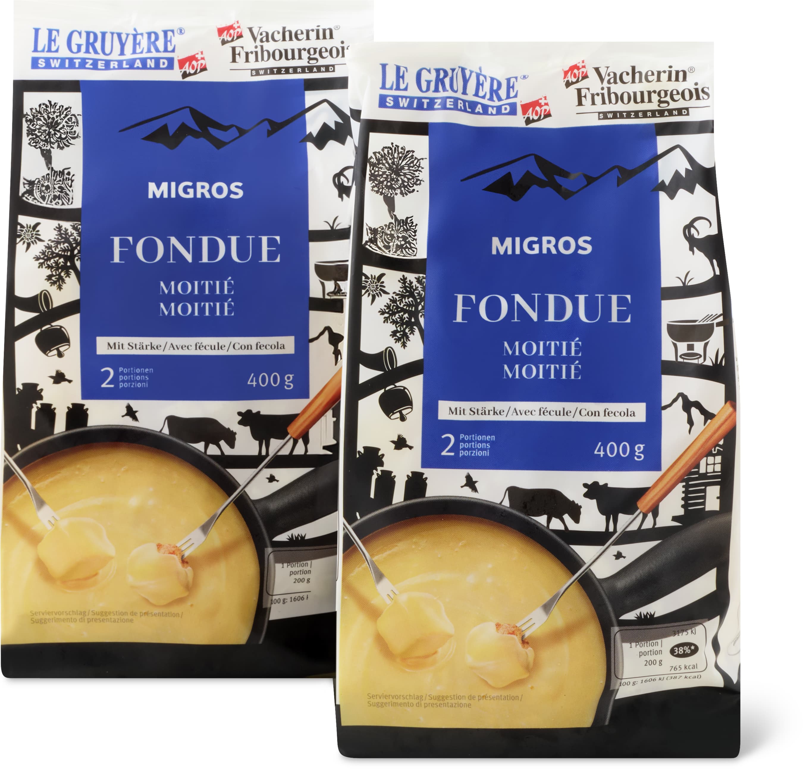 Moitié-moitié-Fondue